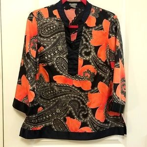 Ann Taylor Paisley Blouse